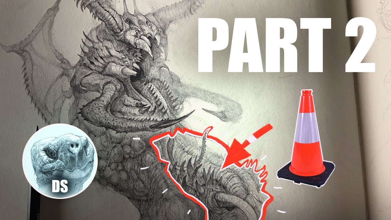 Designing a Gigantic, Scary, Worm Creature with Teeth: Part 2(Live)