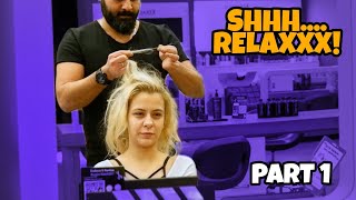 YOU RELAX! CEYHUN IS HERE! PART 1 | ASMR HAIRCUT AND HAIRWASH