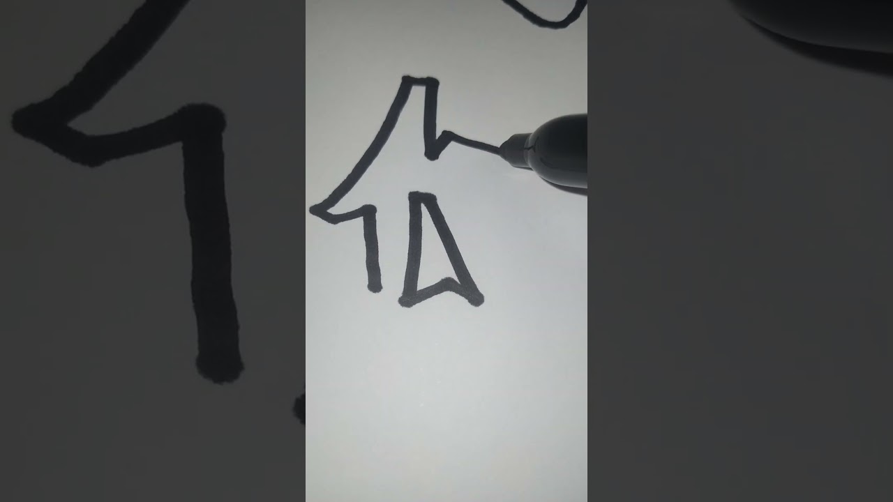 How To Do The Letter "D" Graffiti Piece Letters.