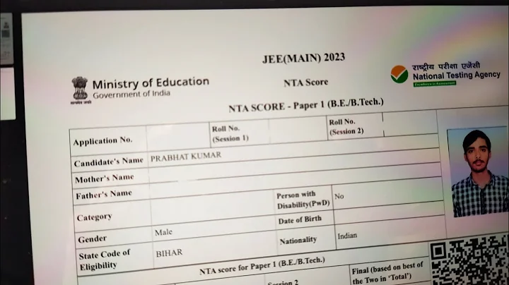Unbelievable JEE Mains 2023 Result Reaction: A Shocking 99.XX%ile