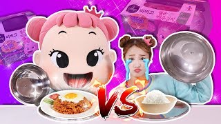 지니지니와 김치음식 VS 맛없는음식 랜덤 복불복 뽑기 게임 - 지니 screenshot 4