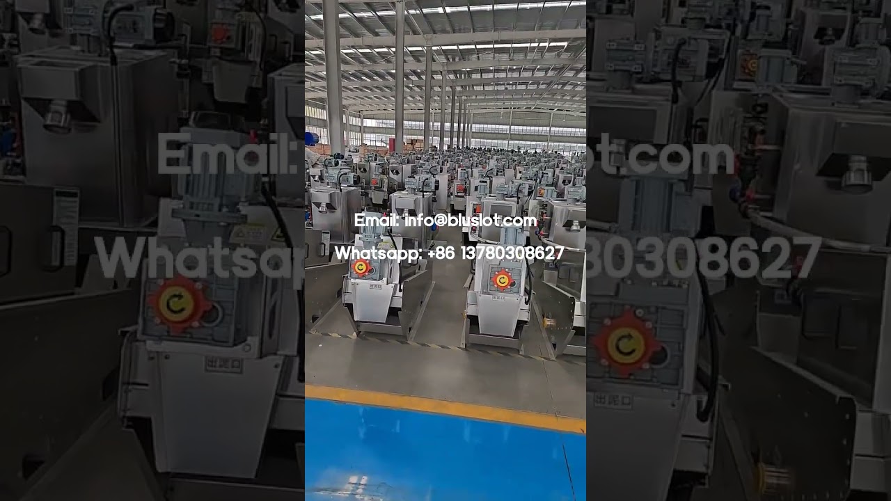 Dewatering Textile Dye House Sludge With Screw Press Technology - Sludge Dewatering Machine