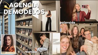 vida de modelo: visitando minha agência!! | reunião + polaroid 🪷💫