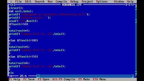 Electricity Bill Calculator in C ⚡ | Simple If-Else Program for Beginners (Step-by-Step Tutorial)