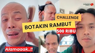 Challenge tiktok Potong Rambut Botak #AgungSB #sastrasomafamily