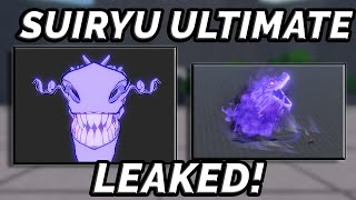 [LEAK] SUIRYU ULTIMATE DRAGON ABILITY LEAKED [The Strongest Battlegrounds]