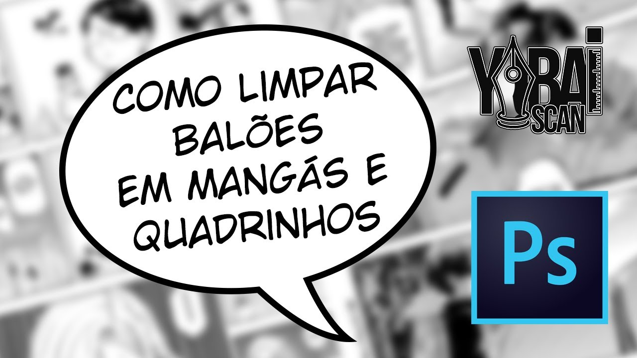 Como limpar balões em Mangás/Quadrinhos