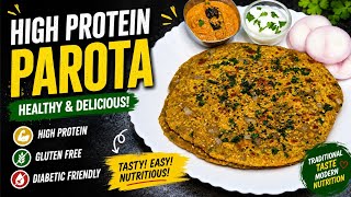 High Protein & Tasty Green Gram Paratha Recipe | Healthy & Simple Moong Dal Roti Recipe