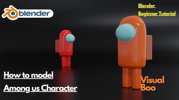 How to make among us character in Blender 2.9 ||  Beginner tutorial