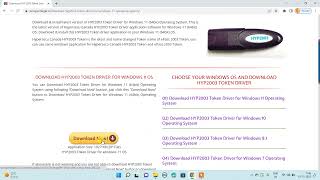 How to Install ePass 2003 Token or HYP2003 Token in Windows 11 Operating System - Live demo