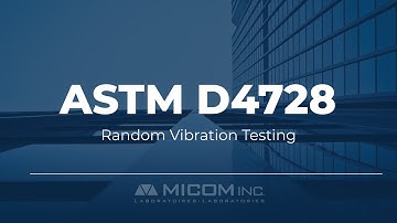 ASTM D4728 Random Vibration Testing