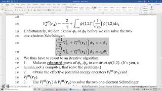 21 5 HF Self-Consistent Field Method