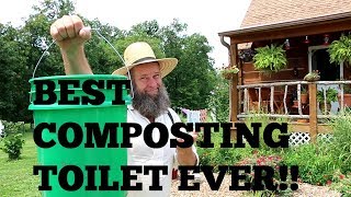 BEST COMPOSTING TOILET SYSTEM EVER!! OFF GRID with DOUG and STACY have been using a composting toilet for 6 years now and this one is the best!! Subscribe to OFF