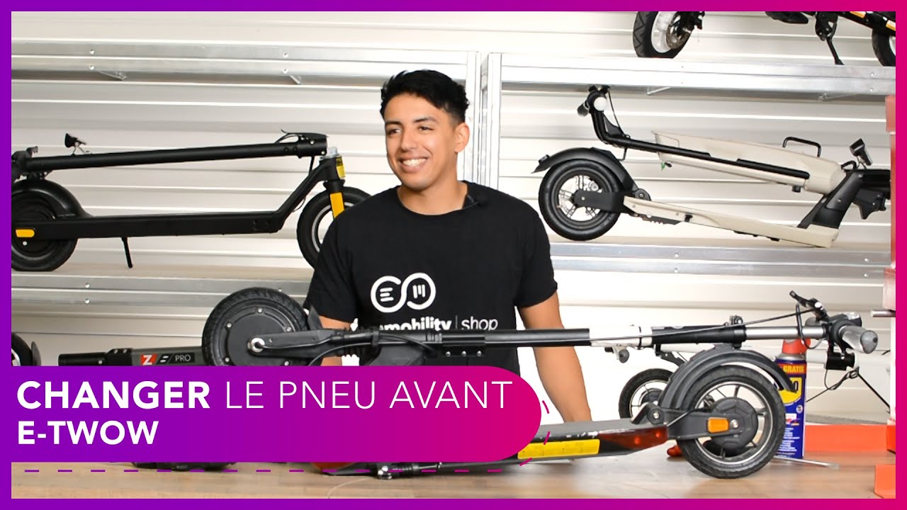 Roue avant pour trottinette électrique etwow Littleboard Gomme roue avant  etwow