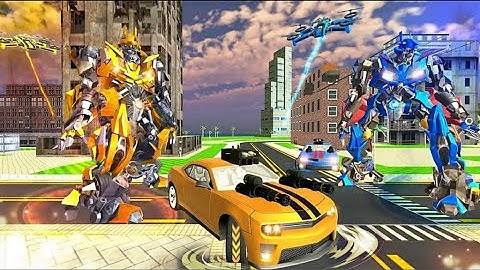 Car Robot Drone Transforming Battle Game 2021 - Android Gameplay