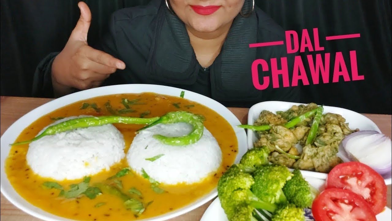 INDIAN MUKBANG 🇮🇳 EATING DAL CHAWAL, METHI PAKODA || @Kiafoodie23  