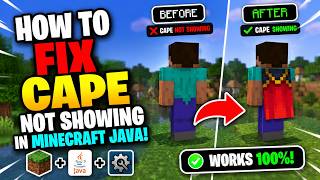 Cape not Showing Minecraft Java? How to fix?