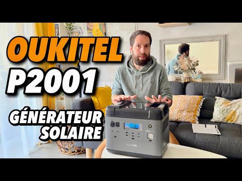 OUKITEL P2001 Generateur electrique Solaire 2000Wh, Station