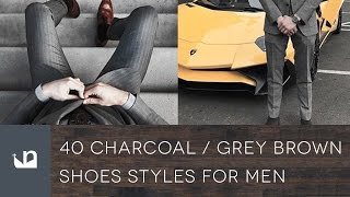 40 Charcoal Grey Suit Brown Shoes Styles For Men