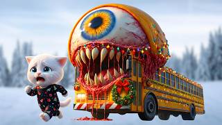 Autobús De Pesadilla El Gatito Enfrenta Un Viaje Aterrador