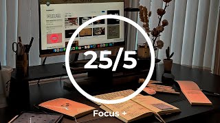 25/5 Pomodoro Timer | Study Room with Lofi Music for Relaxing and Focus - 4 x 25min 25/5 Pomodoro Timer | Study Room with Lofi Music for Relaxing and Focus - 4 x 25min