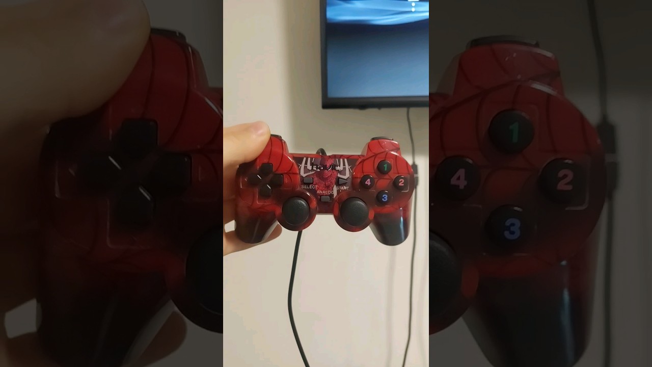 Joystick  Controller  geympad  dualshok 3 playstation 3 проводной Havit spider  man