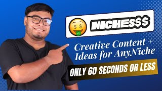 Nichesss Review | Creative Content & Ideas for Any Niche in Only 60 Seconds or Less