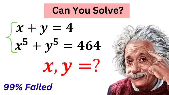 A Nice Exponential math Olympiad Problem, Harvard University Entrance, Can you solve? x, y =?