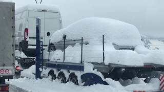 Winter Storm Disaster on A22 Higway - Brenner - Feb 1, 2019