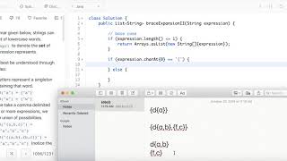 Leetcode 1096 Brace Expansion II Analysis & Implementation