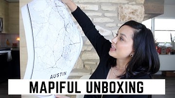 Unboxing: Map Poster from Mapiful | Simple Art | by Dom