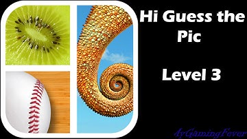 Hi Guess the Pic - Level 3 Answers