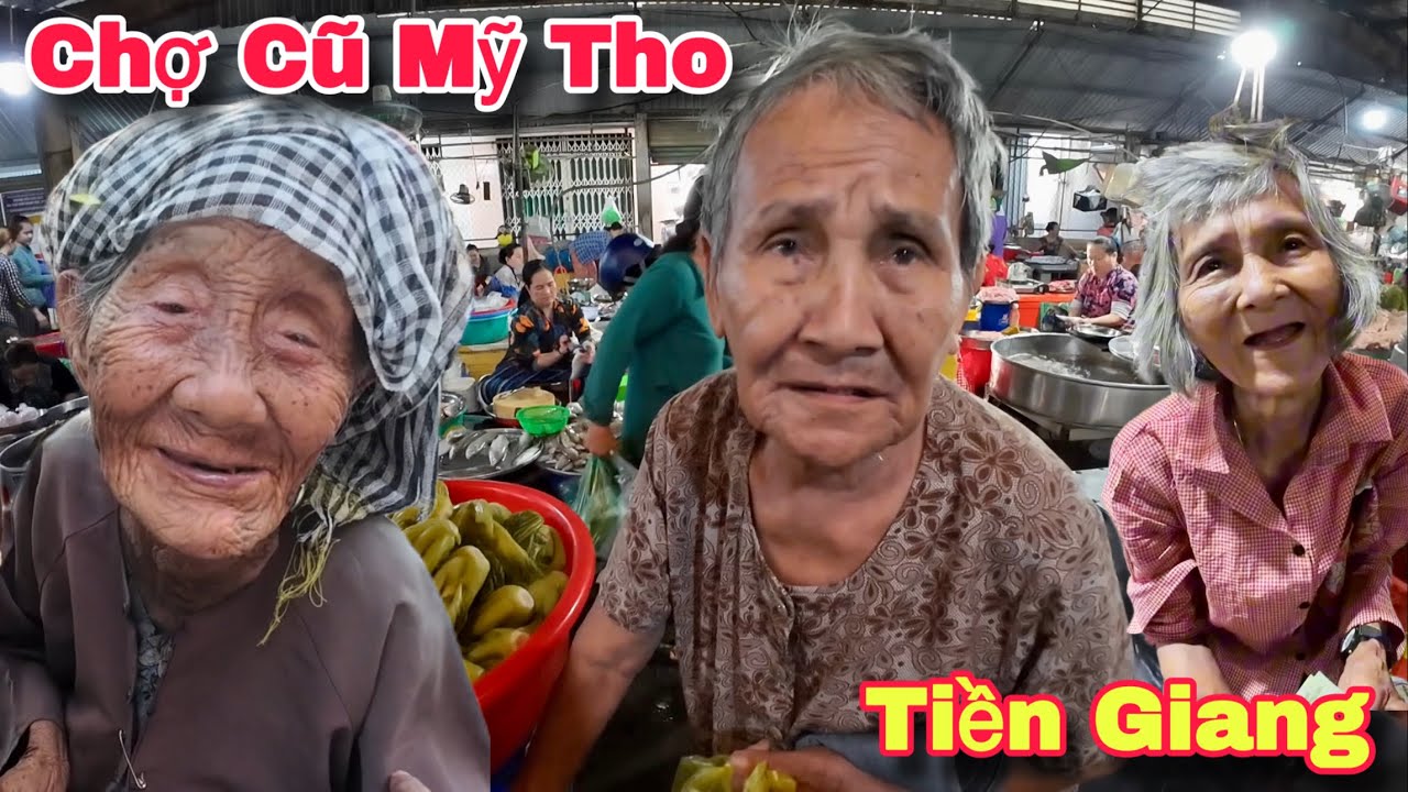 Chợ Mỹ Tho Cũ Người Lớn Tuổi Khó Khăn Hạnh Phúc Nhận Quà Hảo Tâm Từ Canada | Khương Nhựt Minh