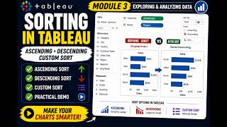 Module 3 - 3.18 Tableau Sorting Tutorial | Add Sort to Charts & Tables