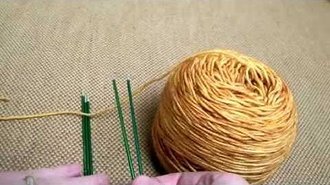 Tutorial- Cast on Toe Up Socks Using DPNs