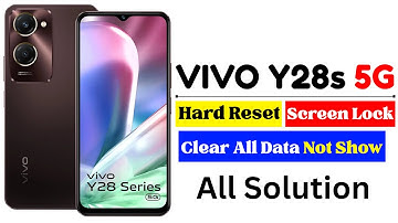 Vivo Y28s 5G 🔐 Unlock Without Pc ✅ Hard Reset ✅ Pattern Lock,Clear all data Option Not Showing