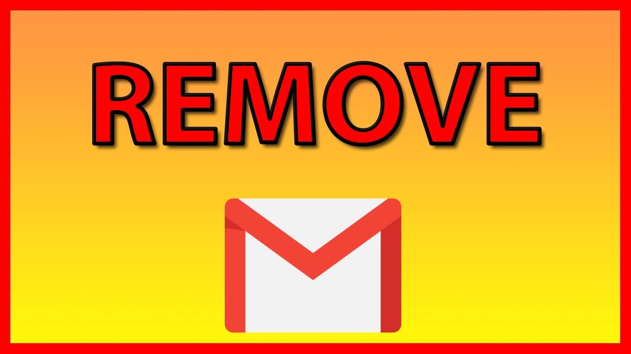 How To Remove A Gmail Account From Android Tutorial YouTube