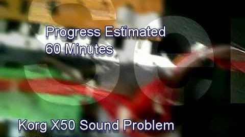 KORG X50 D/A problem (no sound)