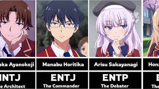 Every Major ‘Classroom Of The Elite’ Character's MBTI Personality Types