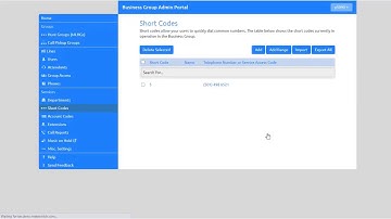 11 Metaswitch Creating Short Codes