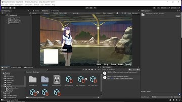 Visual Novel Game Creation in Unity