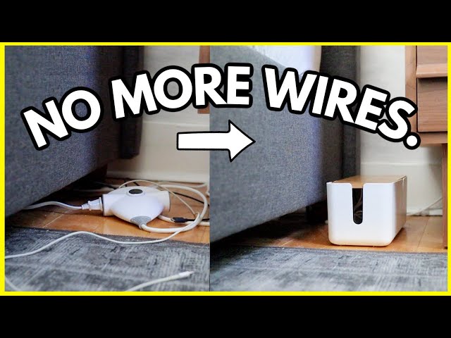 How To Hide Cords And Wires: 8 Simple Fixes