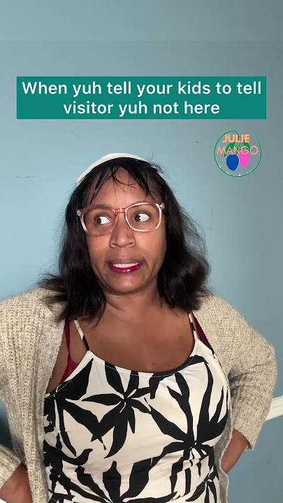 Telling your kids to tell visitors you not here