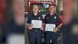 Paramedic and EMT recognized for bravery in medical helicopter crash rescue