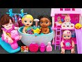 66 Minutes Satisfying with Unboxing Pink Barbie House Playset | Review Toys ASMR