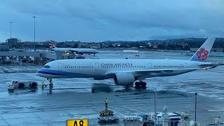 China Airlines Boeing 777-300 Landing San Francisco International Airport