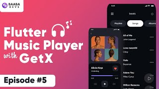 Flutter Music Player App | Player UI | Flutter Audio Player | Flutter 3.7 Latest Project | GetX screenshot 5