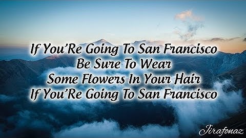 Thumbnail of FLOWERS IN YOUR HAIR (SAN FRANCISCO) - LYRICS