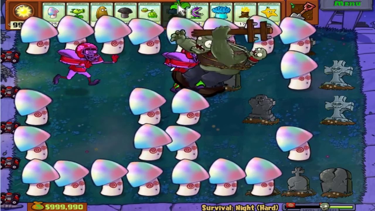 Epic Hack Hypno Shroom Gargantuar Vs Giga Gargantur \ Plants vs Zombies