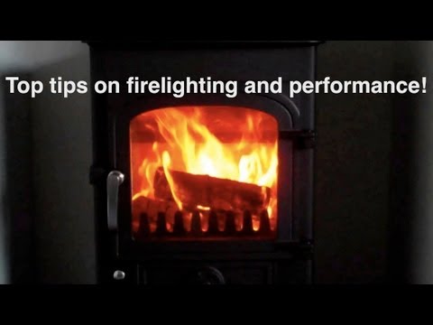 How to light the perfect fire in a wood burning stove! Using my special inverted V technique!